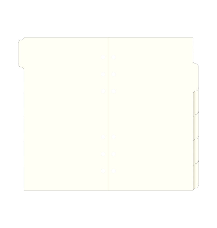 Intercalaires 6 positions - Cream - Personal