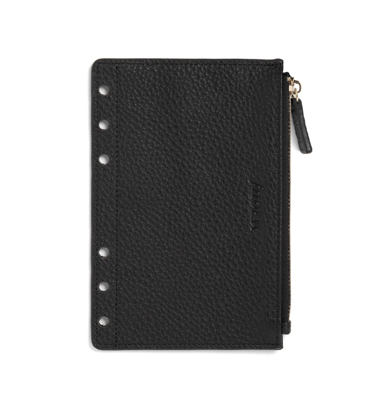 133009, Pochette zippée en cuir Filofax