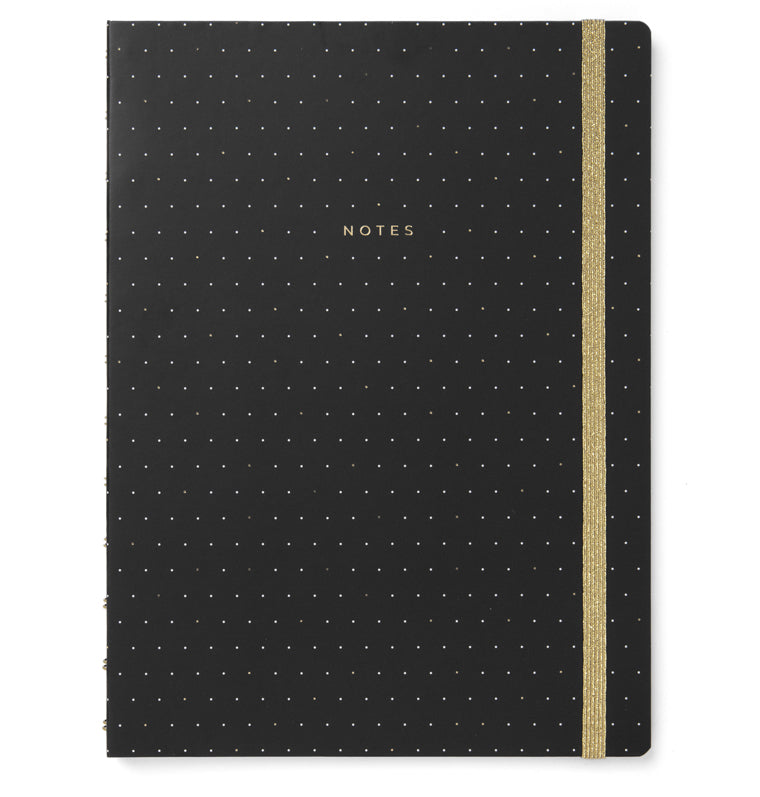 Filofax Notebooks - Moonlight - A4 - Black
