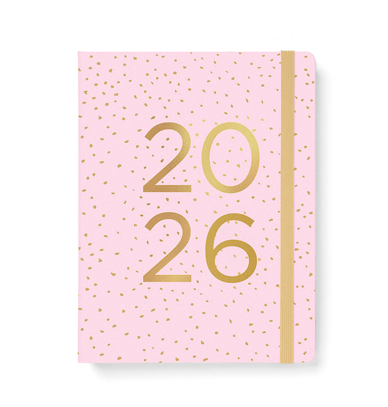 26-68298, Planner Confetti A5 Rose Quartz 2026