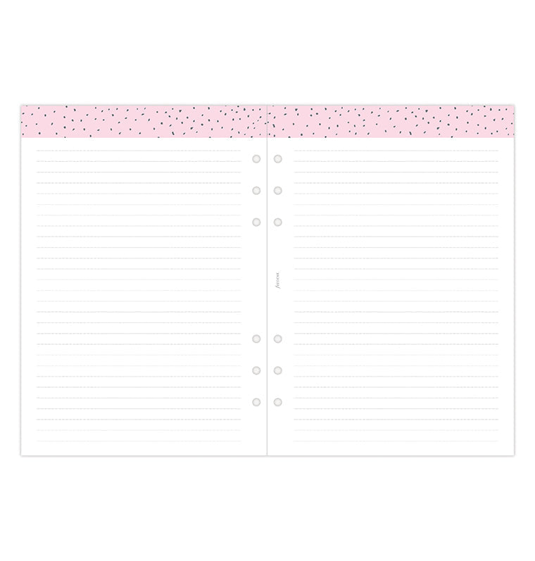 Recharge Calendrier Filofax Semaine sur deux pages Confetti - A5 2026 26-68591