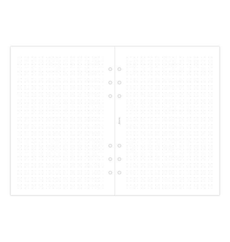 Recharge Calendrier Filofax Semaine sur deux page verticale Minimal - A5 2026 26-68593