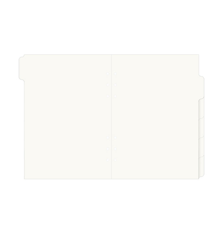 Intercalaires 6 positions - Cream - A5