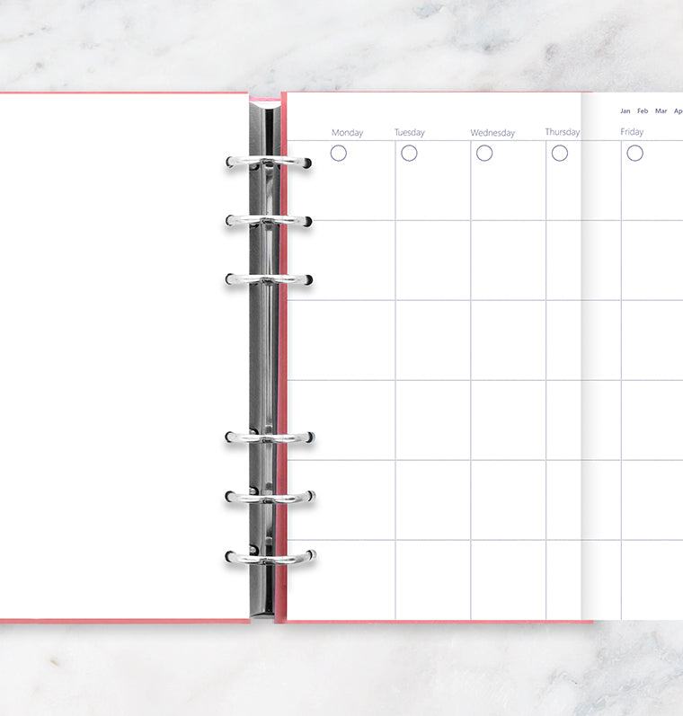 Planning mensuel perpétuel - Clipbook - Personal