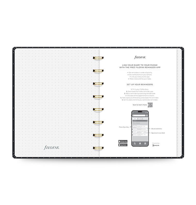 Planner Moonlight A5 Black 2025