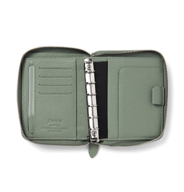 Organiseur Norfolk Pocket Compact Zip Sage