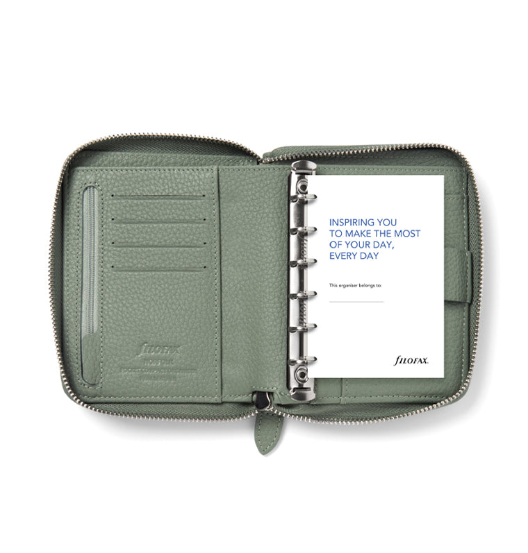 Organiseur Norfolk Pocket Compact Zip Sage