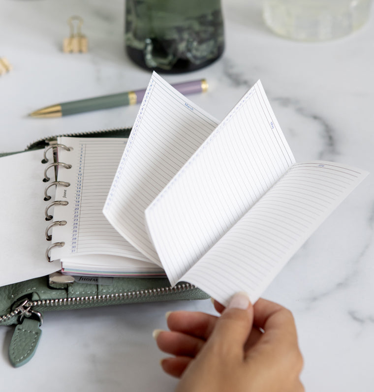 Organiseur Norfolk Pocket Compact Zip Sage