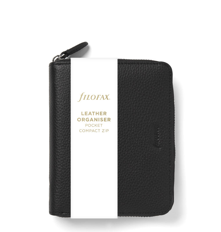 Organiseur Norfolk Pocket Compact Zip Black