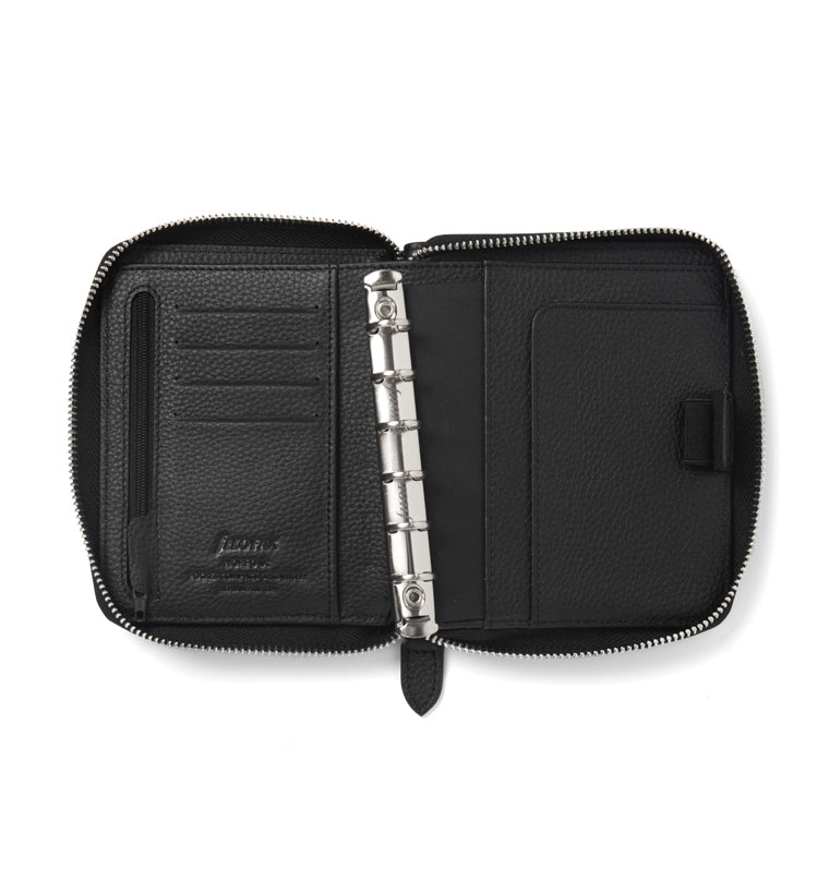 Organiseur Norfolk Pocket Compact Zip Black