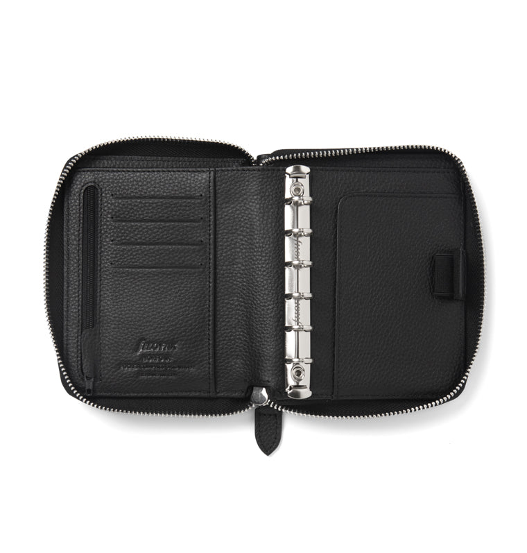 Organiseur Norfolk Pocket Compact Zip Black