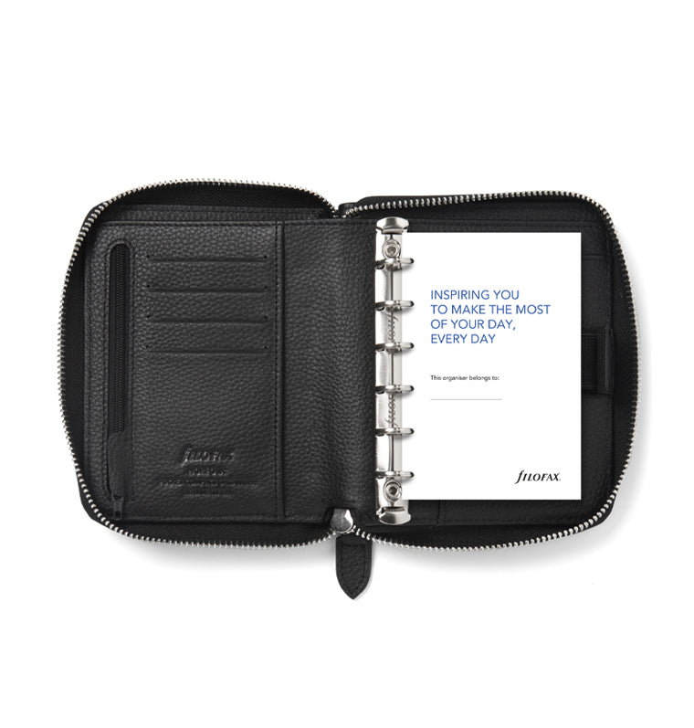 Organiseur Norfolk Pocket Compact Zip Black