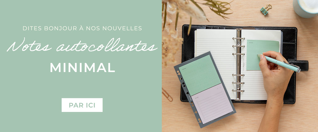 Nouvelles notes autocollantes Minimal