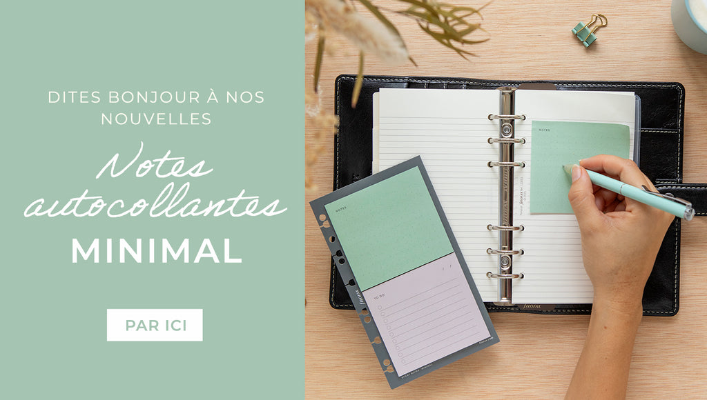 Nouvelles notes autocollantes Minimal