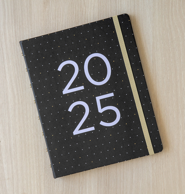 Planner Moonlight A5 Black 2025