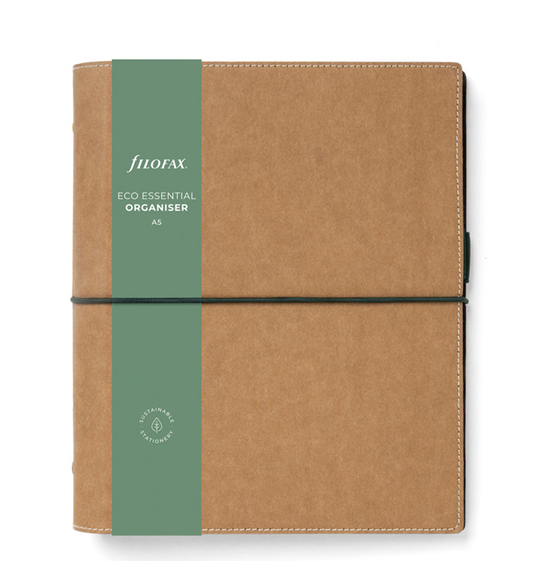 Filofax Eco Essential A5 Organiser Golden Oak - Packaging