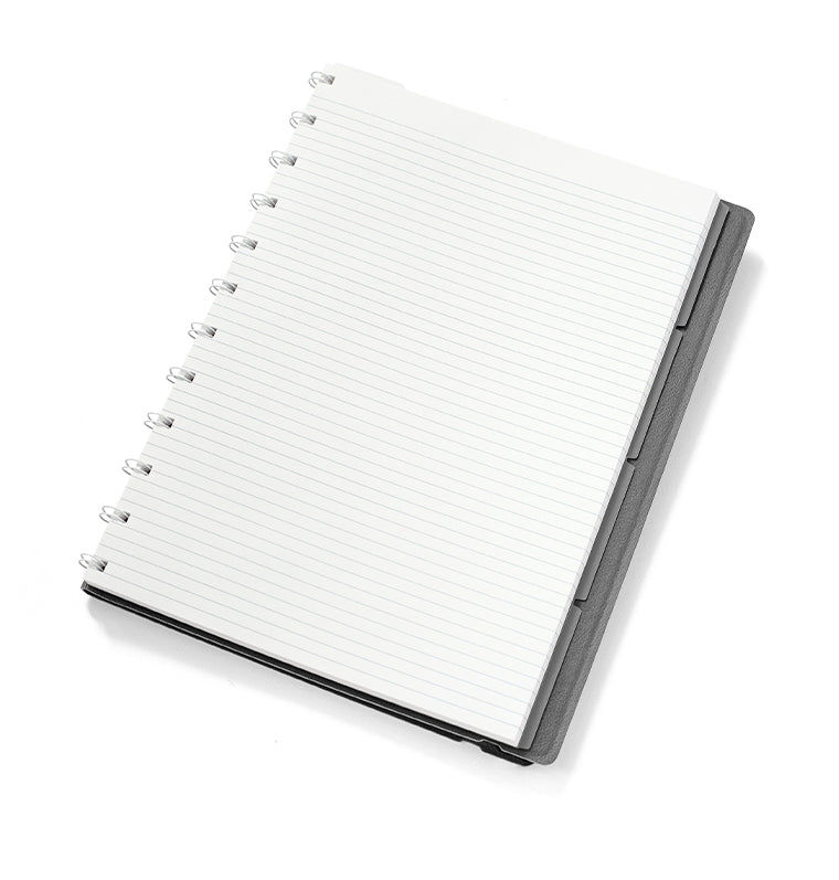 Filofax Contemporary A4 Refillable Notebook in Graphite