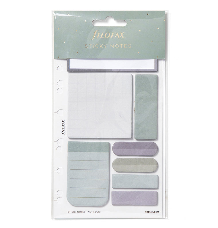 Filofax Norfolk Sticky Notes for Organisers and Refillable Notebooks - in packaging