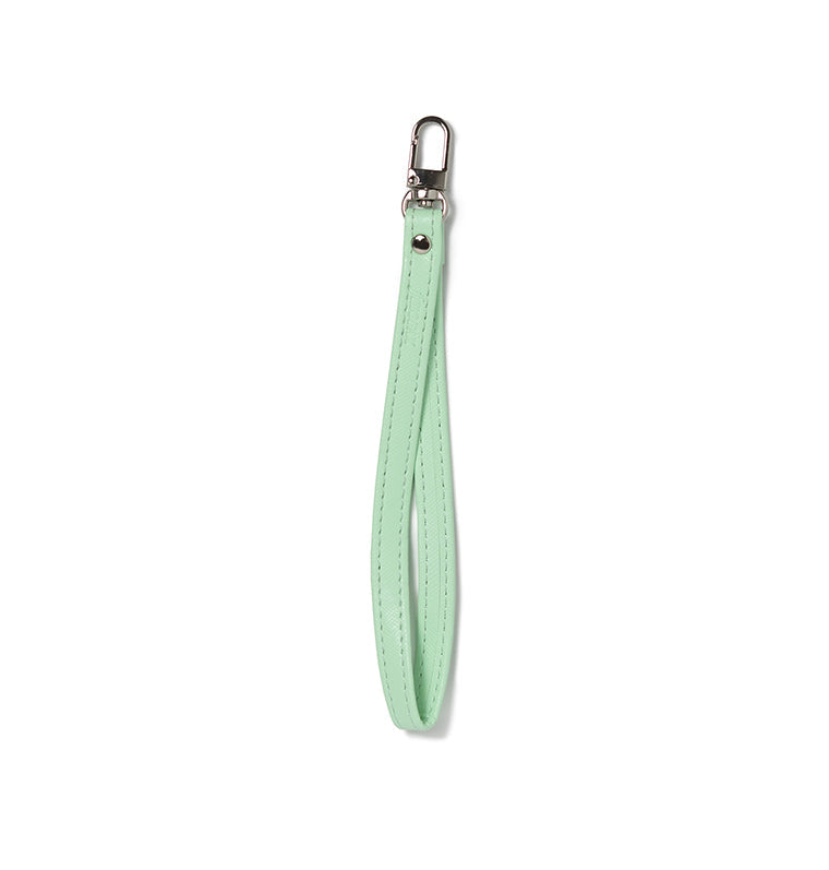 Wristlet for Saffiano Personal Compact Zip in Neo MInt