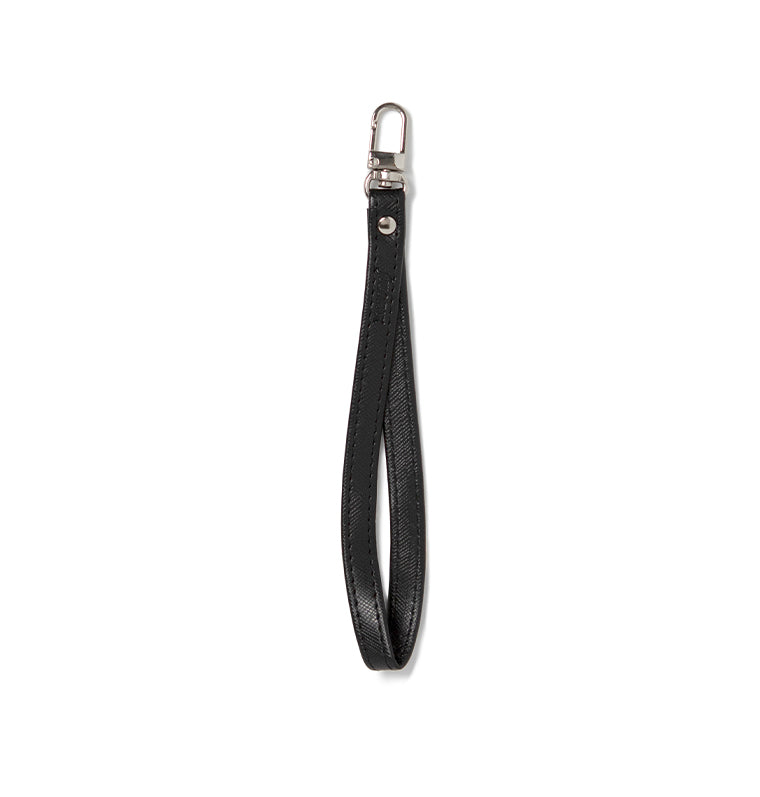 Wristlet for Saffiano Personal Compact Zip in Black