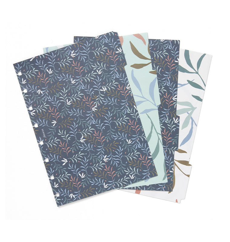 Filofax Botanical A5 Dividers for our Refillable Notebooks