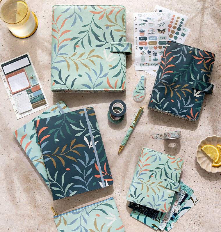 Filofax Botanical Stationery Collection - A5 Dividers for our Refillable Notebooks