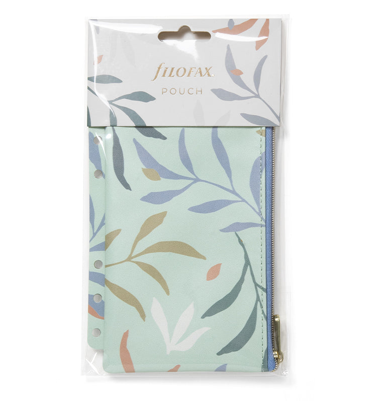 Filofax Botanical Zipper Pouch for Organisers & Clipbook in packaging