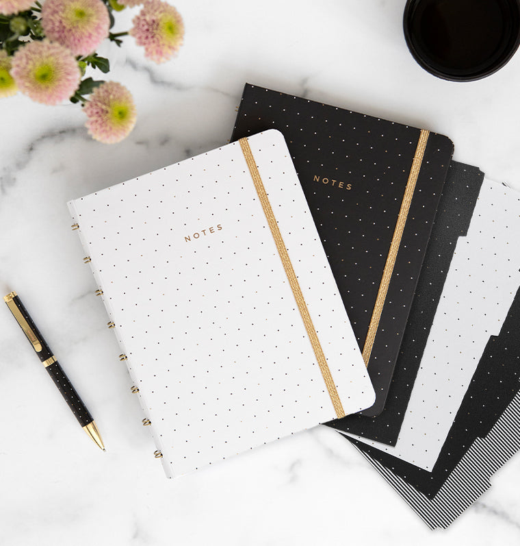 Moonlight A5 Notebooks and Dividers by Filofax