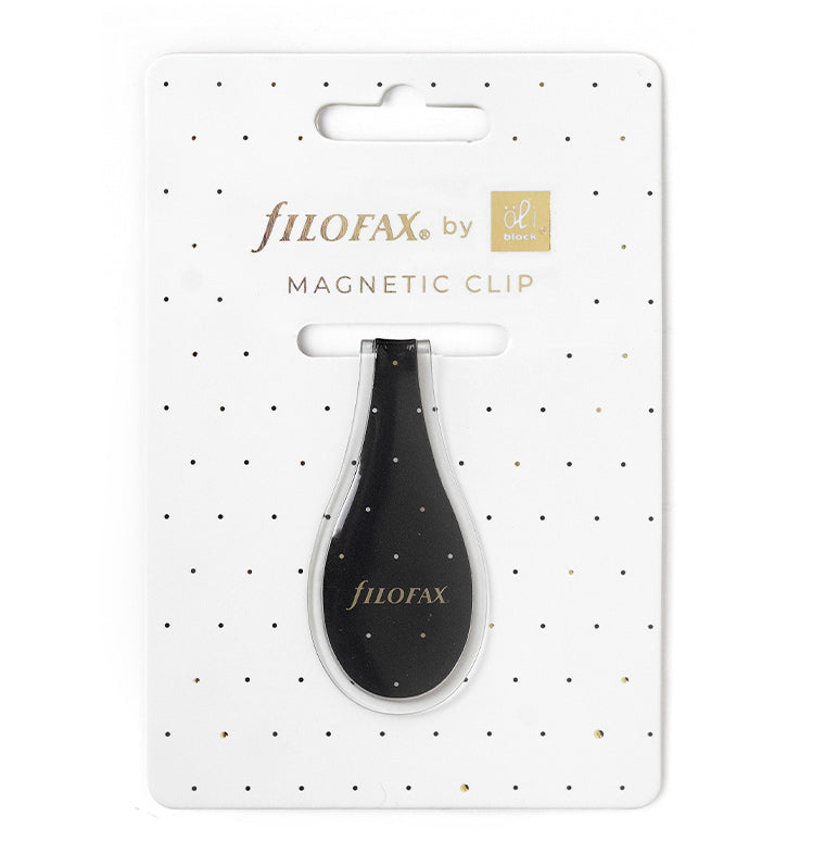 Filofax Moonlight Magnetic Clip in packaging
