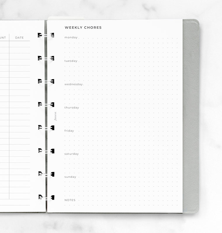 Recharge Notebook Household Planner - A5
