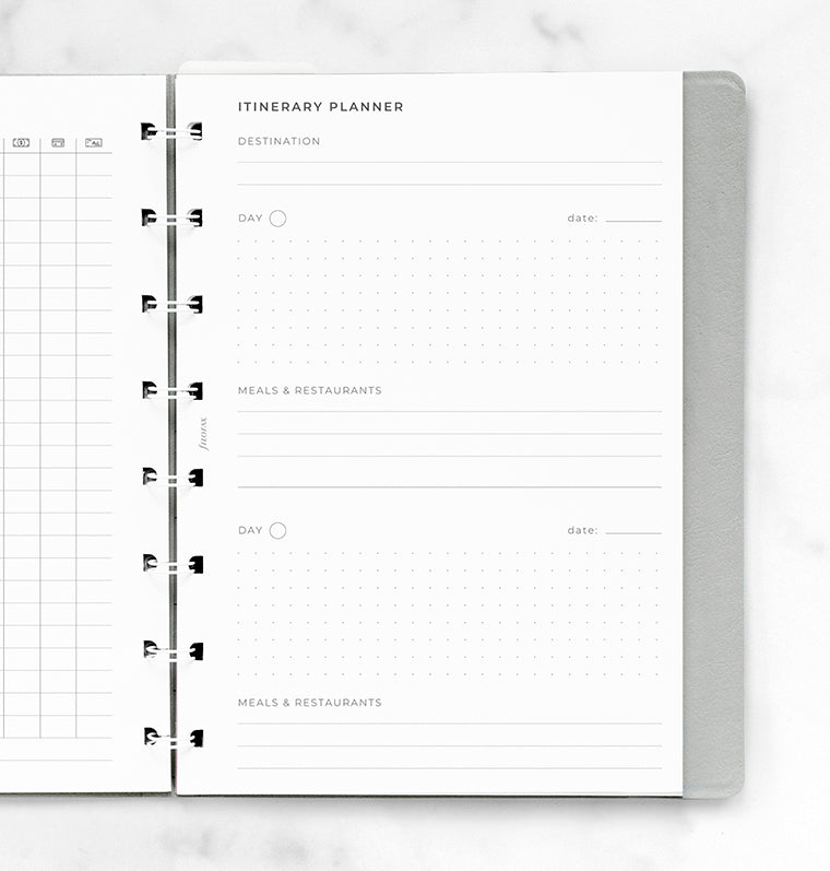 Recharge Notebook Travel Planner - A5