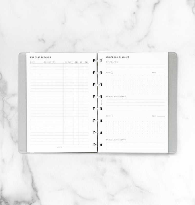 Recharge Notebook Travel Planner - A5