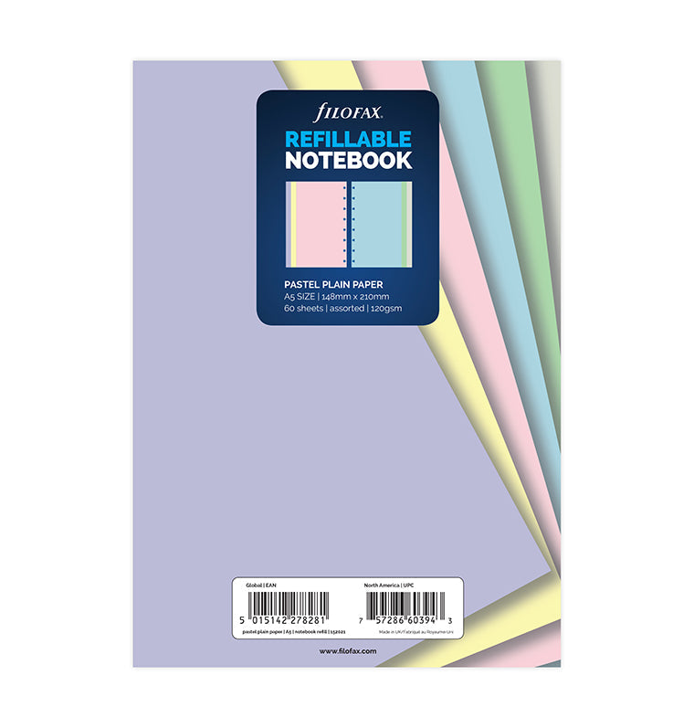 Filofax Lifestyle Refill, A5 Size, Notebook Refill, White Paper, Expense Tracker, 56 Sheets (B132861 - View #3
