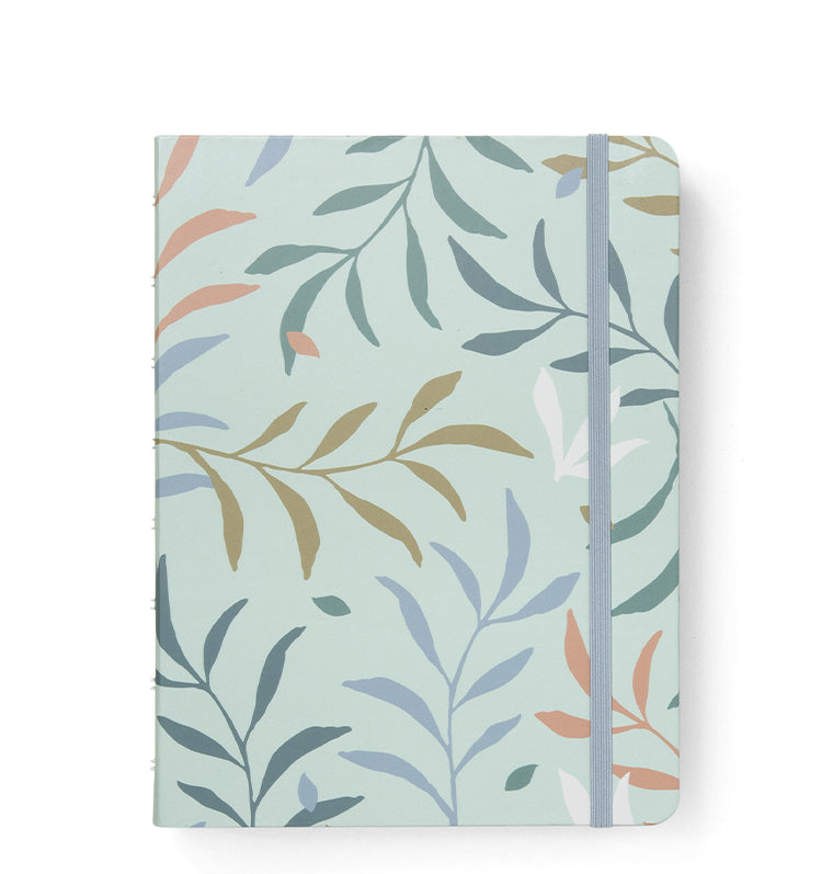 Filofax Botanical A5 Refillable Notebook in Mint
