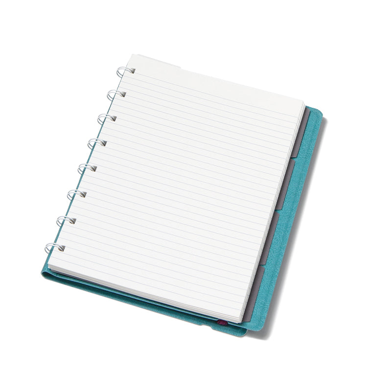 Filofax Contemporary A5 Refillable Notebook in Teal Blue