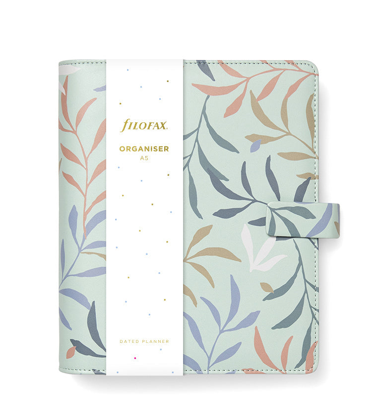 Filofax Botanical A5 Organiser with packaging