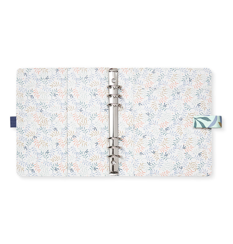 Filofax Botanical A5 Organiser with patterned inside cover
