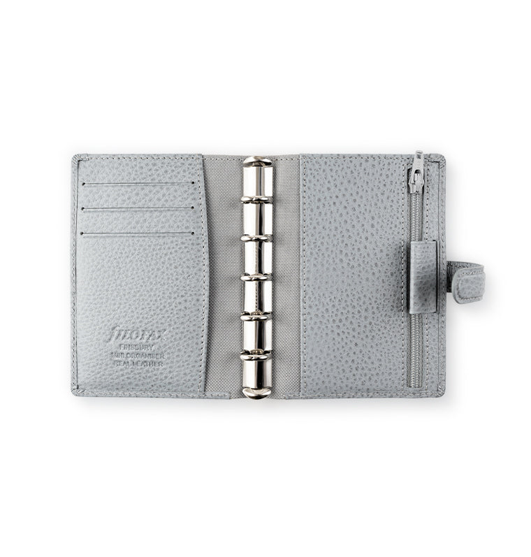 Finsbury Slate Grey Mini Organiser with interior zip pocket