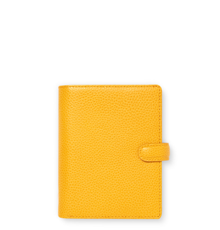 Finsbury Pocket Leather Organiser Mustard