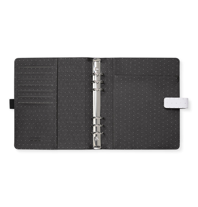 Filofax Moonlight A5 Organiser with patterned inside cover