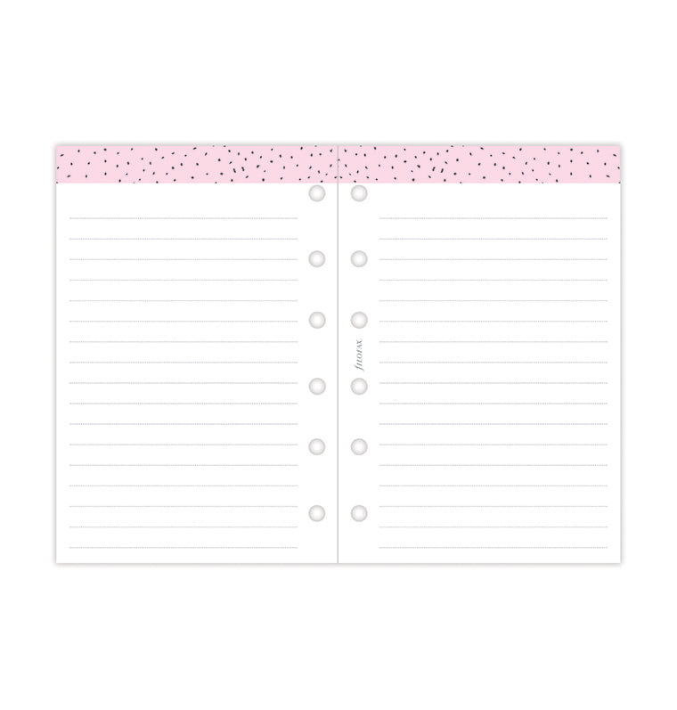 Filofax Confetti Pocket Week On Two Pages 2023 Diary - Ruled Pages
