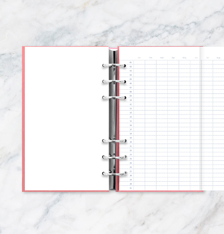 Clipbook Undated Year Planner Refill - Personal