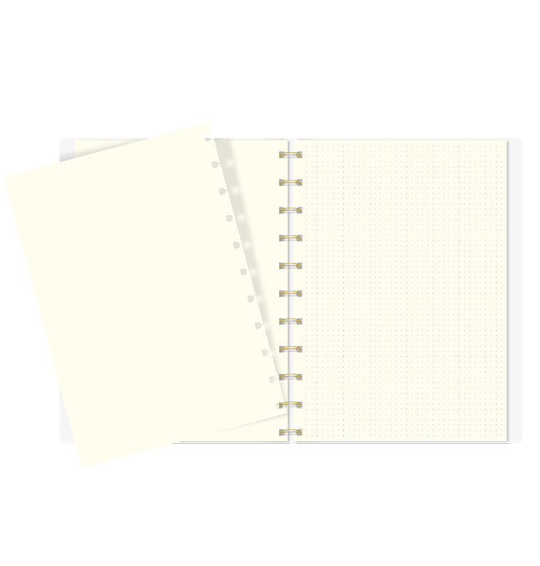 Notebooks with Classic Stitch Soft A4 Zip Writing Folio