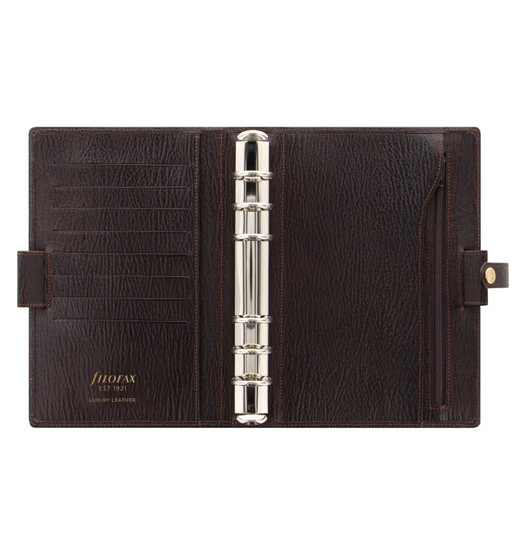 Filofax Chester Brown Leather Organiser  Open View