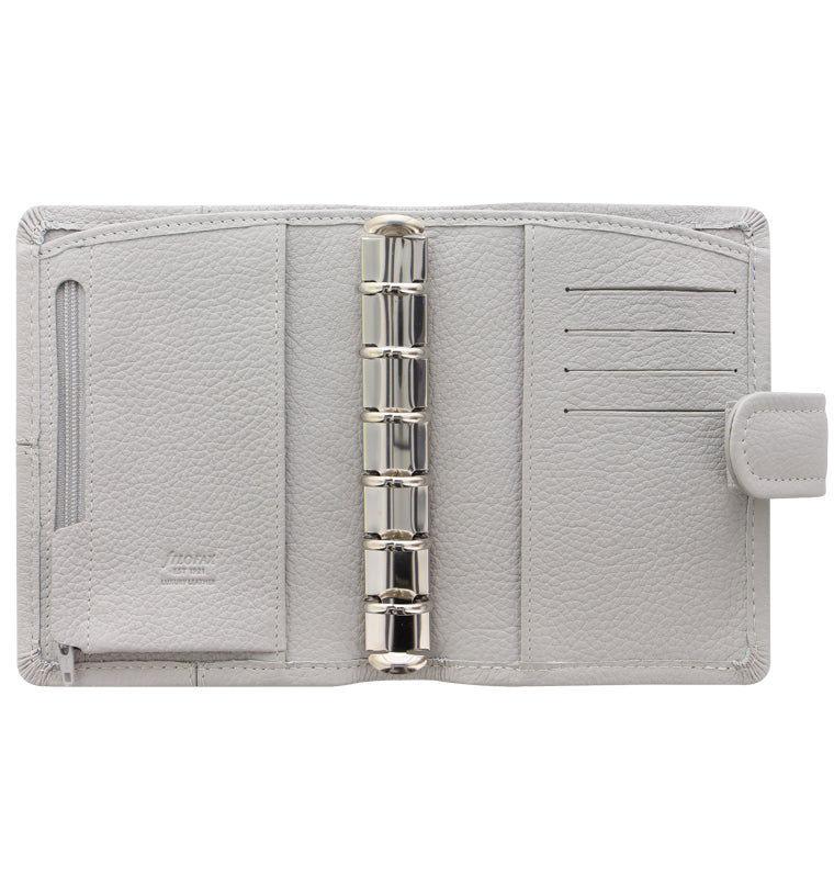 Classic Stitch Soft Grey Pocket Organiser with zip and card pockets