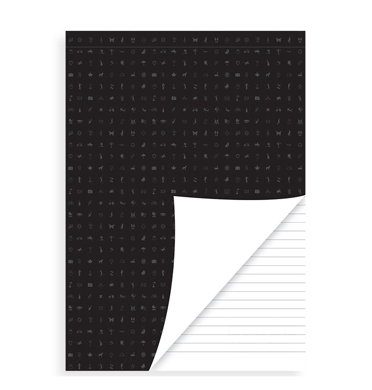 Perforated Ruled Notepad A5 Refill Pink | Filofax – Filofax BE